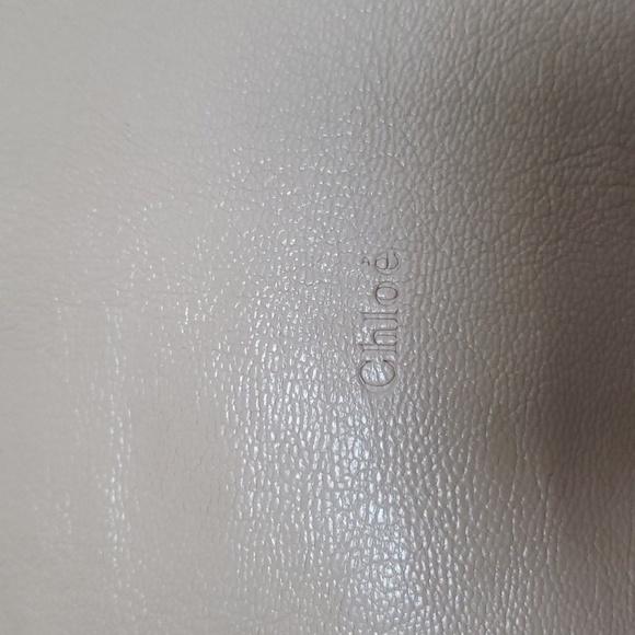 Chloé calf skin tote with zip side pocket Authentic - Picture 6 of 13